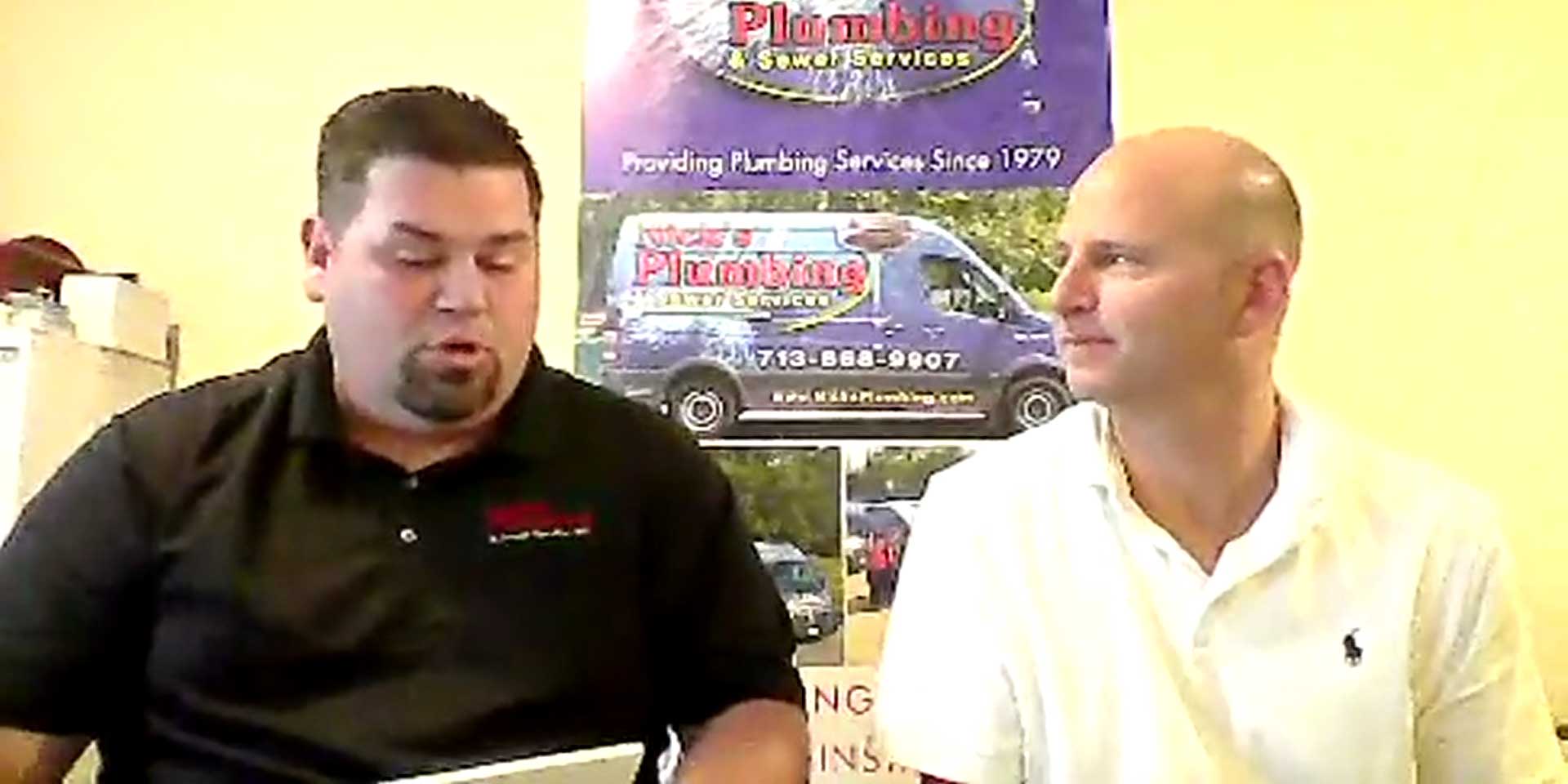 Two of Nick's Plumbing Experts in Houston Talking