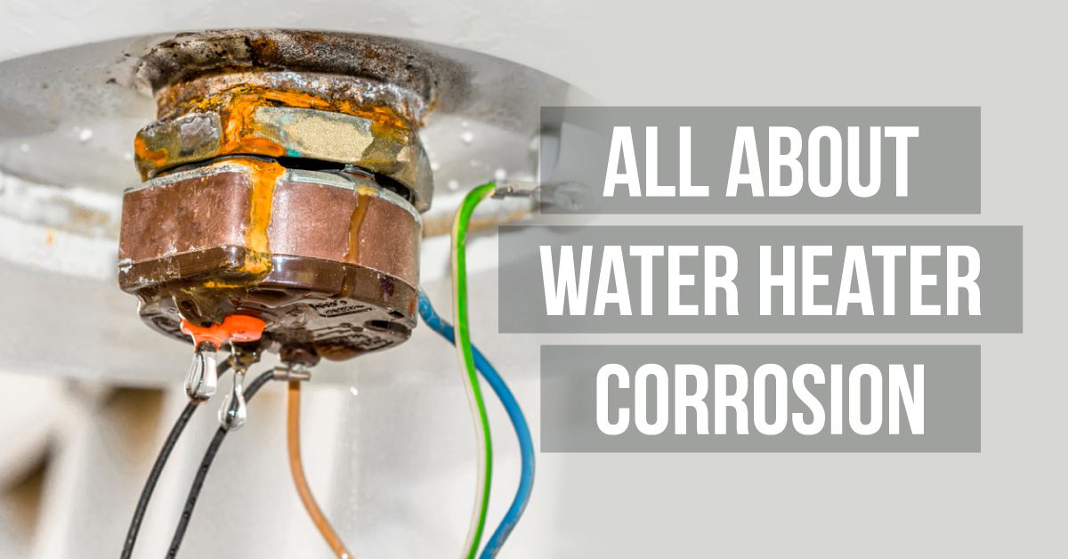 Close Up of a Rusty Water Heater