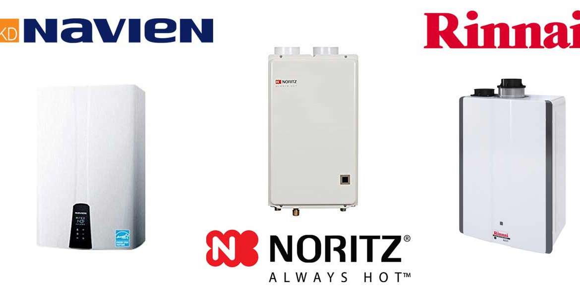 Comparing Tankless Water Heater Brands