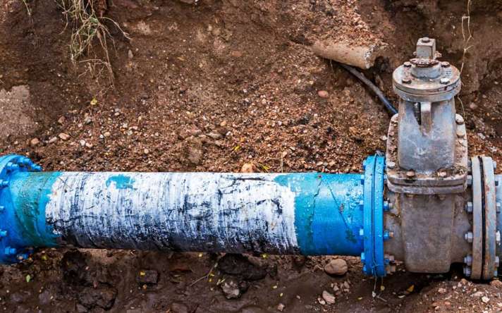 Under-Slab Plumbing Pipe