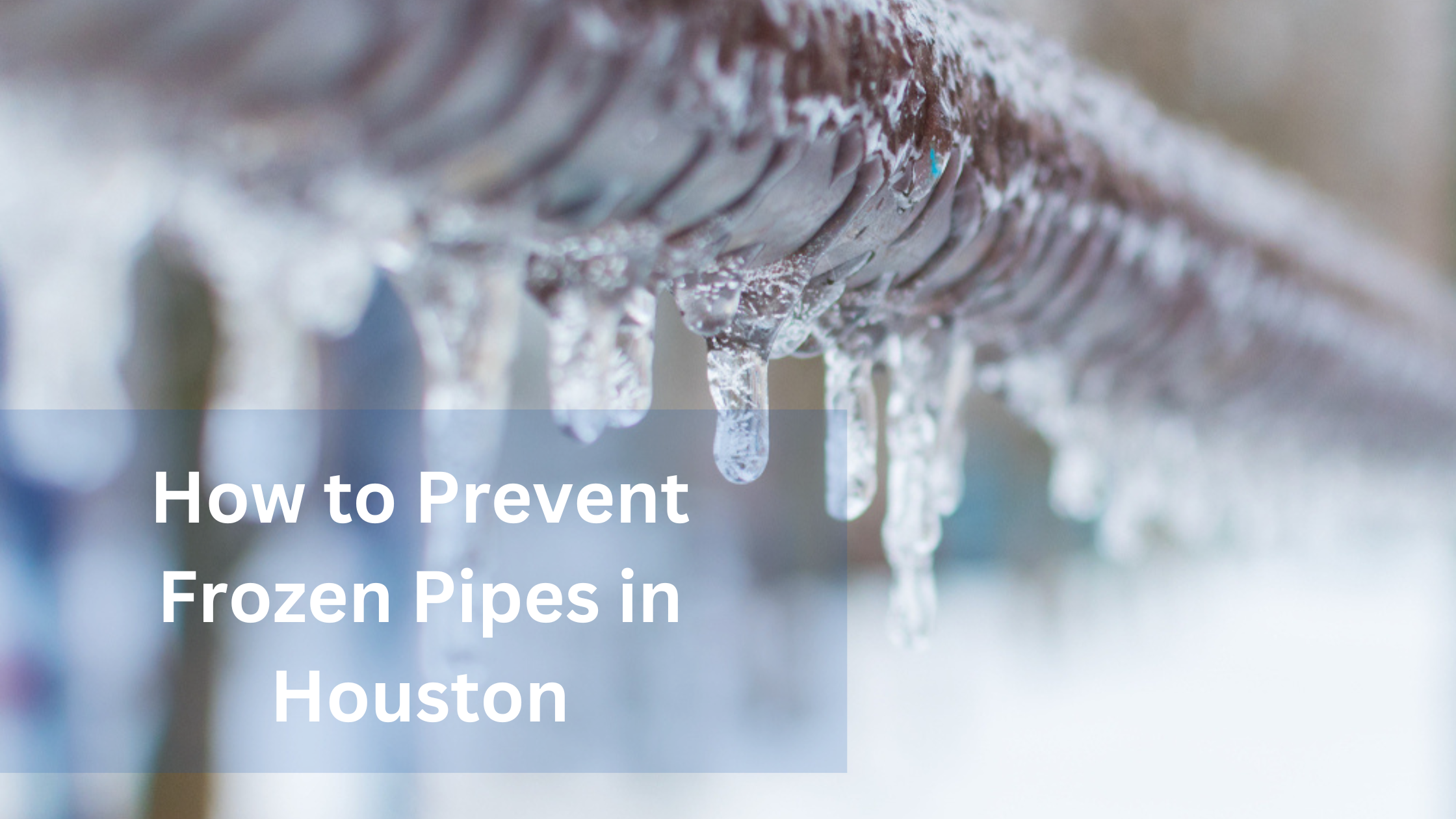 Frozen Icicles on Pipe