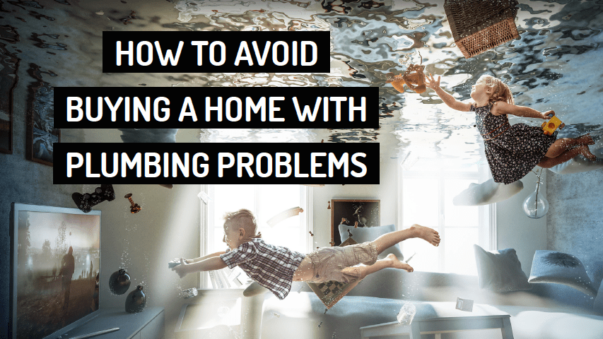 kids swimming inside the house with plumbing problems