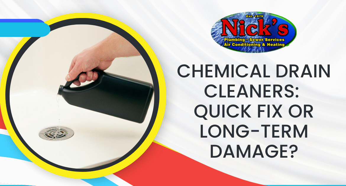 drain cleaner damage to pipes