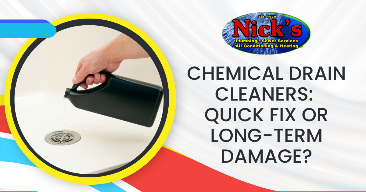 drain cleaner damage to pipes